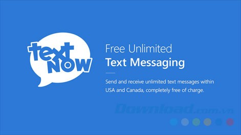 Nhắn tin, gọi điện miễn phí với TextNow