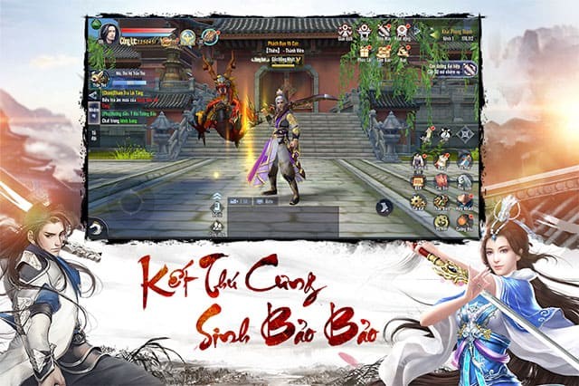Giao diện chơi game Game Thái Cực 3D cho Android