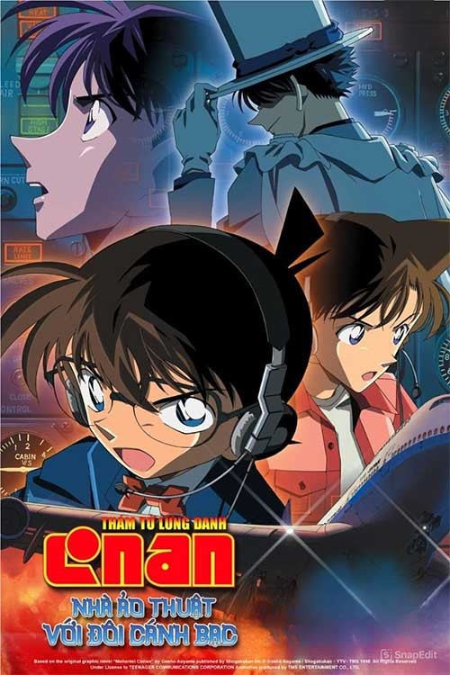 Poster phim Thám tử lừng danh Conan: Nhà ảo thuật với đôi cánh bạc