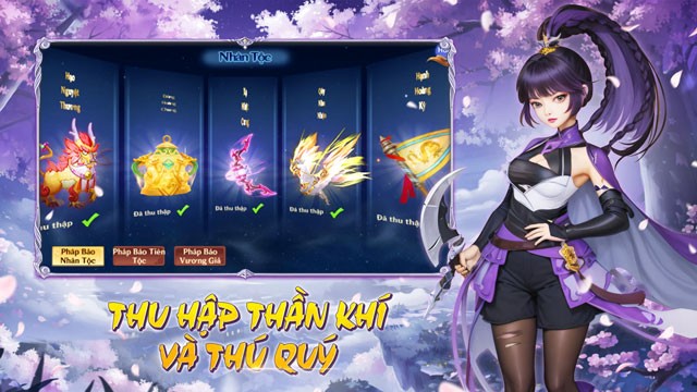 Thu thâp thần khí và thú quý