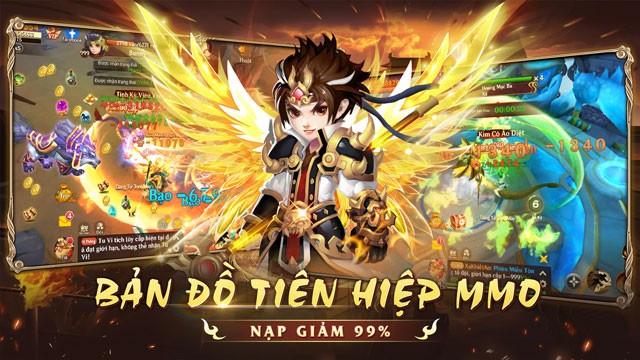 Bảo đồ tiên hiệp MMO, nạp giảm 99%