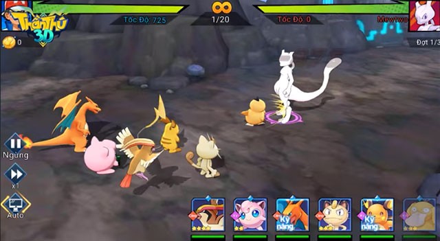 Cuộc chiến 6vs6 trong Thần Thú 3D