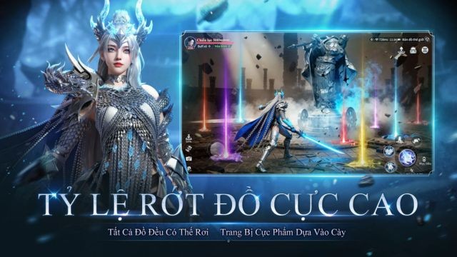 Tỷ lệ rớt đồ cực cao, trang bị cực phẩm dựa vào tay