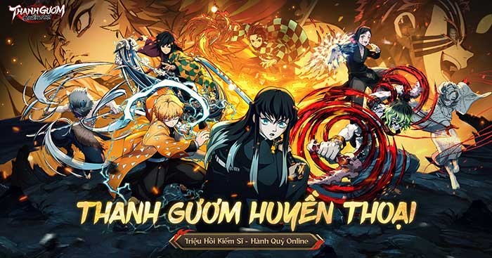 Game nhập vai chuẩn nguyên tác Demon Slayer - Thanh Gươm Huyền Thoại
