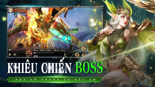 Khiêu chiến Boss, phá vỡ phong ấn hắc ám