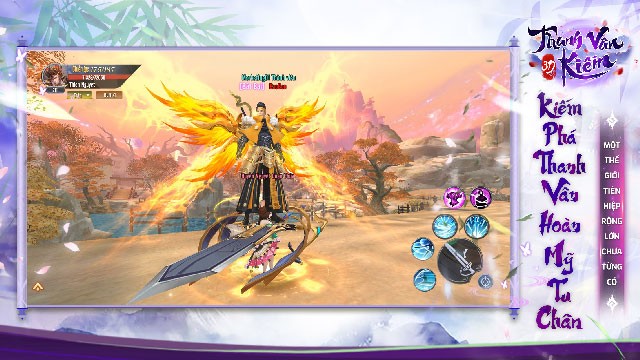 Kiếm phá thanh vân hoàn mỹ tu chân