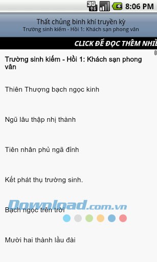 That chung binh khi truyen ky for Android