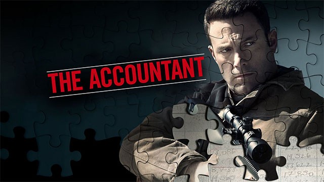 Poster phim hành động Mỹ The Accountant - Mật danh: Kế toán