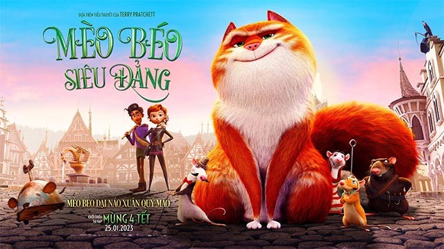 Poster phim Mèo Béo Siêu Đẳng khởi chiếu mùng 4 Tết