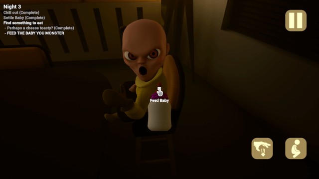 Luôn cảnh giác, vì đứa bé có thể tấn công bạn bất cứ lúc nào