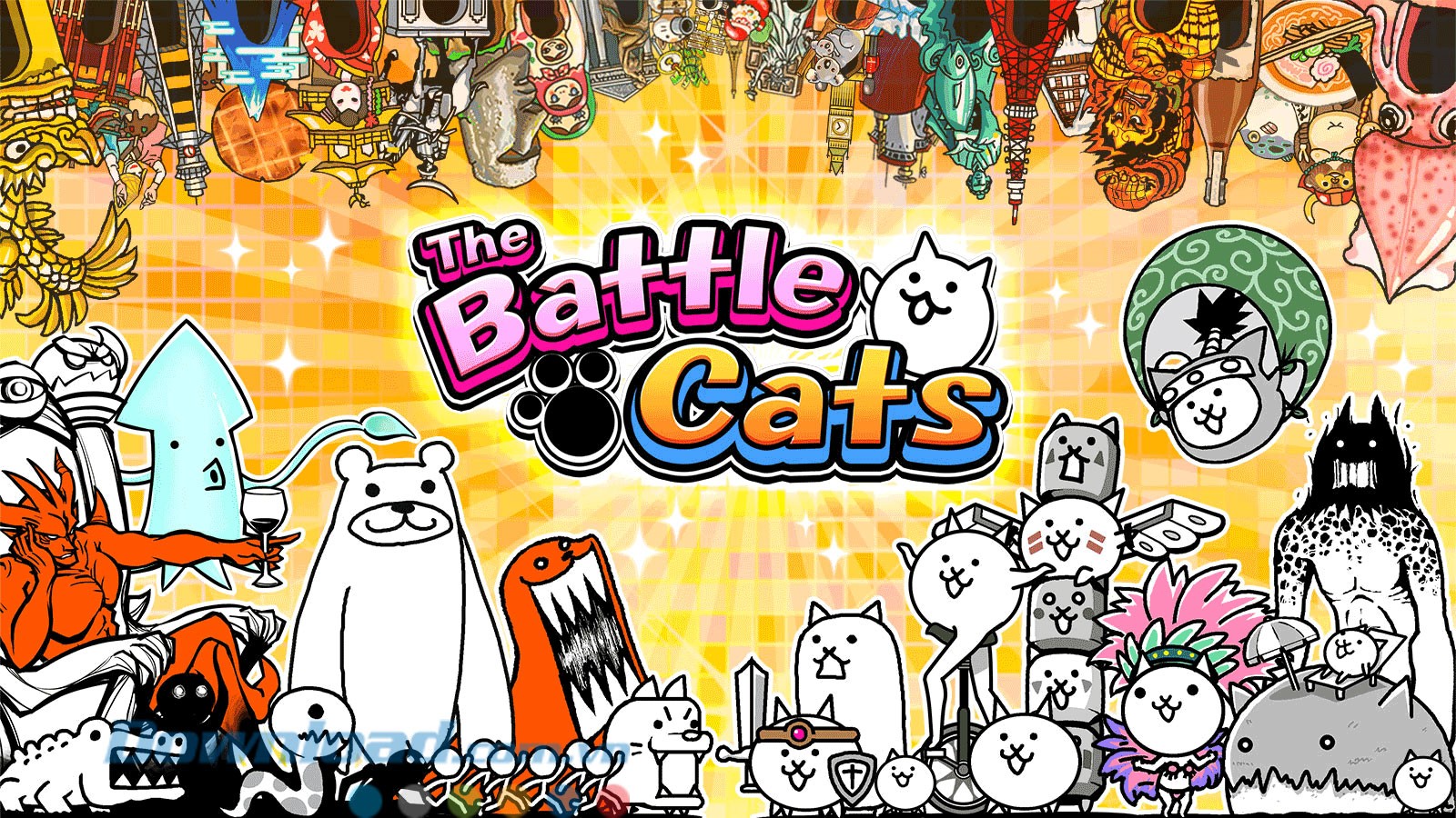 The Battle Cats for Android là tựa game hành động chiến đấu vui nhộn
