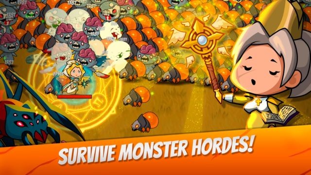 Di chuyển nhân vật liên tục, tấn công và né tránh để sống sót trước làn sóng quái vật