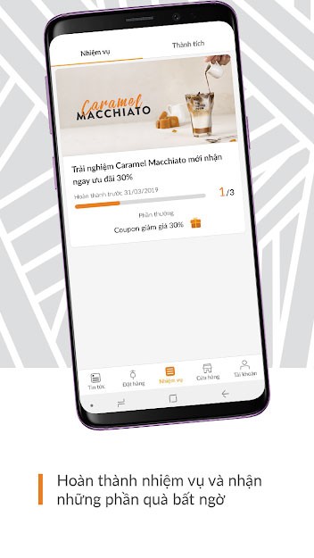 Ứng dụng The Coffee House cho Android
