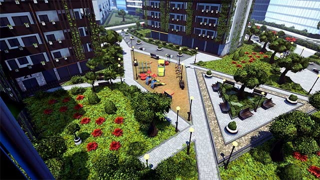 Phát triển cảnh quan và tiện ích xung quanh để thu hút người dân đến sinh sống