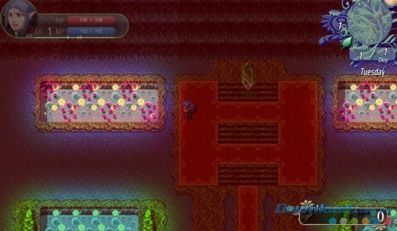 Giao diện chính của game nhập vai The Contractor cho máy tính