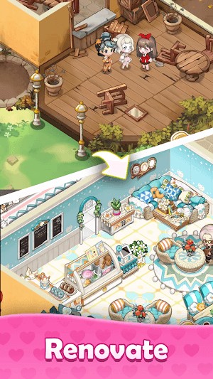 Cải tạo lại cửa hàng bánh của bạn trong game The Cooking Cake