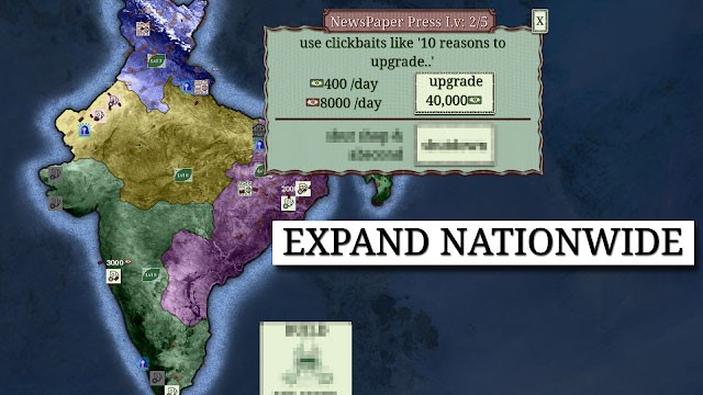 Mở rộng đế chế của mình ra toàn cầu