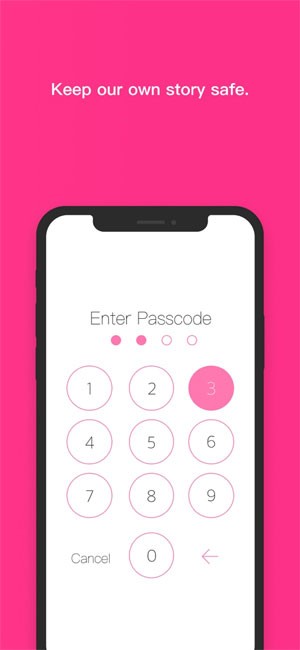 Quản lý app The Couple bằng mã khóa an toàn
