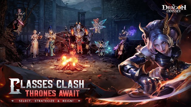 Tham gia vào cuộc đụng độ quy mô lớn trong vùng đất đầy truyền thuyết và phép thuật trong game The Dragon Odyssey