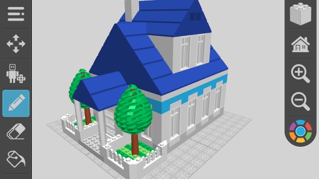 Chọn các khối và xây dựng bất cứ thứ gì mình muốn trong game Draw Bricks