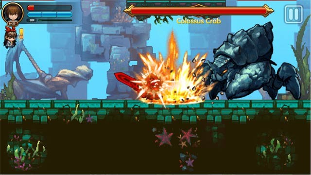 Đối đầu với boss khổng lồ