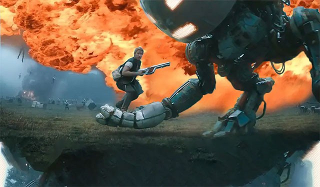 Một cảnh trong phim The Electric State (2025)