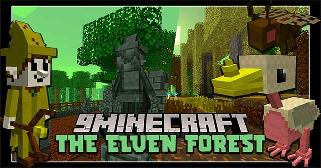 Elven Forest Mod sẽ đưa vào Minecraft chiều không gian mới tên là Khu rừng Yêu tinh