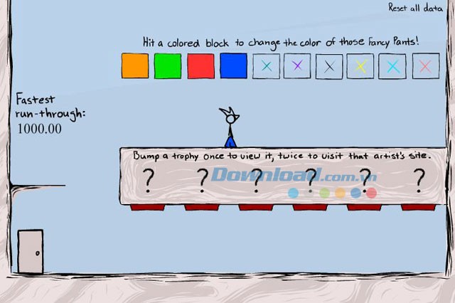 Thay màu quần cho nhân vật