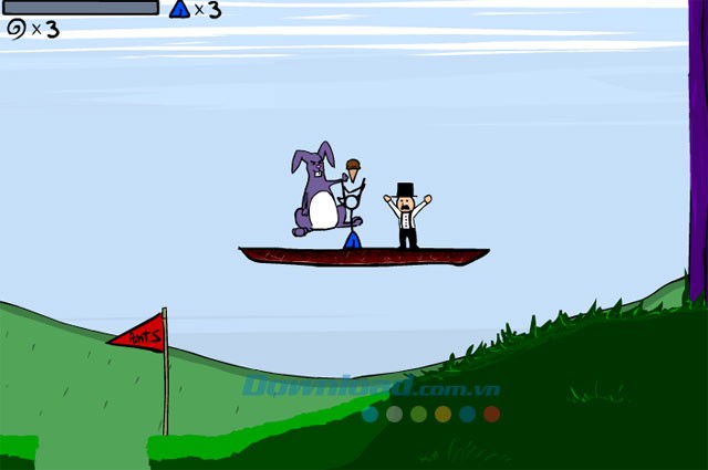 Chú thỏ xấu tính ăn cắp kem