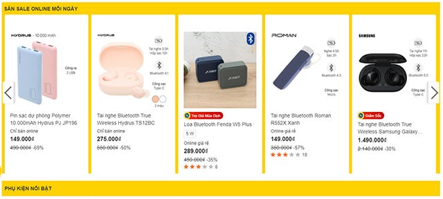 Khuyến mại mỗi ngày trên Thế giới di động