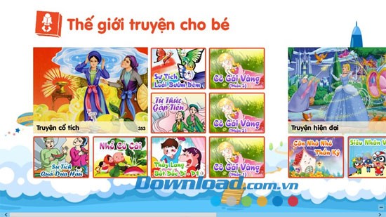 Thế giới truyện cho bé