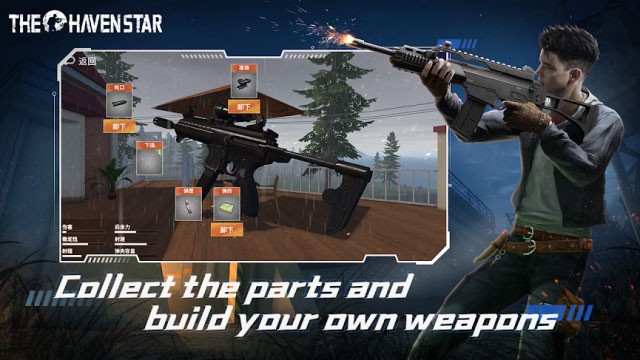 Thu thập các bộ phận và chế tạo vũ khí