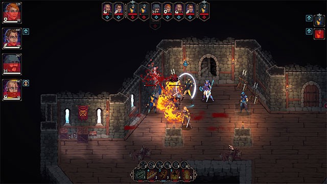 Hệ thống chiến đấu theo lượt của The Iron Oath game đầy màu sắc và vô cùng tàn khốc