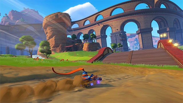 Chiếc khiên giúp hiệp sĩ Knightling di chuyển nhanh hơn và khám phá nhiều hơn thế giới Clesseia