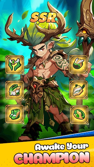 Trang bị và đánh thức anh hùng mạnh mẽ của bạn