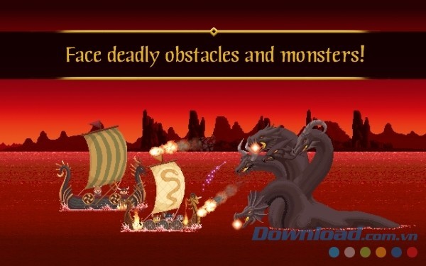 Bạn có tự tin đánh lại quái vật thần thoại nổi tiếng tàn bạo trong The Last Vikings cho Android