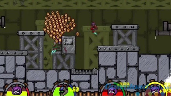 Thu thập sắt vụn để lên cấp