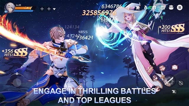 Tham gia vào các trận chiến ly kỳ và giành vị trí cao trong các giải đấu của game The Legend of Neverland