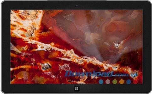 The Macro World of Rocks theme