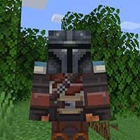 The Mandalorian Mod Minecraft: Thêm Mando và Baby Yoda
