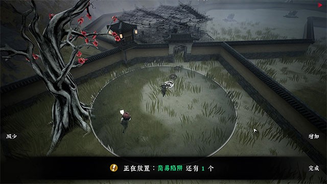 Chơi game The Matchless Kung Fu với góc nhìn top-down để bao quát toàn bộ thế giới