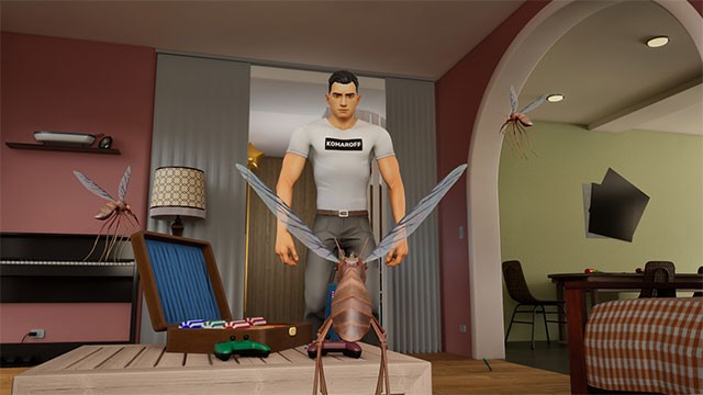 Chọn 1 trong 2 vai - con người hoặc muỗi với khả năng, sức mạnh riêng