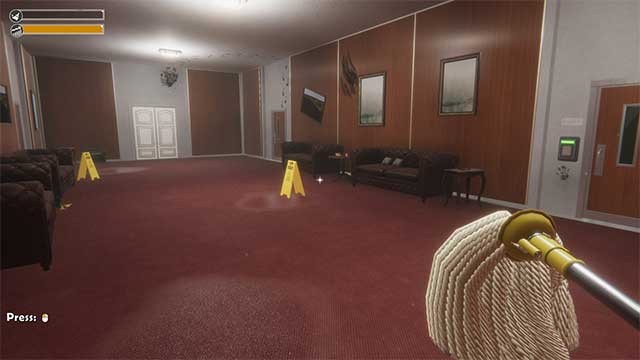 The Mystery Cleaner là game mô phỏng dọn dẹp ở các địa điểm độc đáo