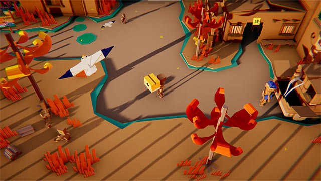 Ban ngày, hãy dành thời gian ship hàng và trò chuyện với cư dân của thị trấn