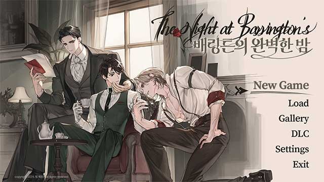 The Night at Barrington là game Boys Love lấy bối cảnh nước Anh thời Victoria