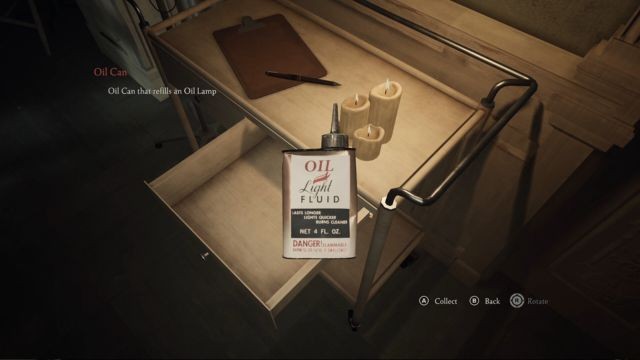 Thu thập item để hỗ trợ giải đố và trốn thoát