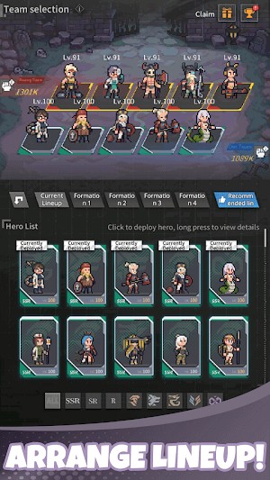 Sắp xếp đội hình