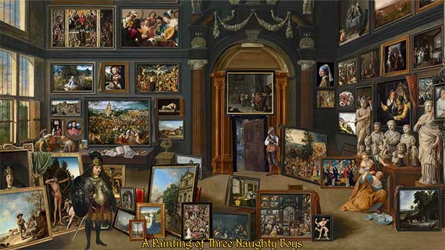 Các bức tranh nổi tiếng được tập hợp lại thành một thế giới nhất quán