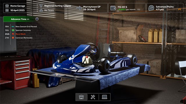 Sửa xe và sáng tạo một chiếc xe đua của riêng mình trong The Racing Journey game