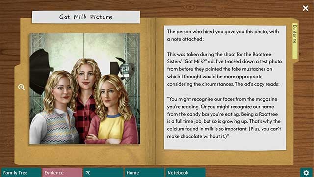 Phiên bản Steam sở hữu hình minh họa mới cho toàn bộ bằng chứng và hình vẽ